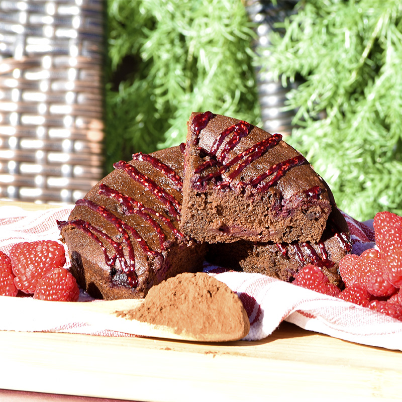 Chocolate Cake with Raspberry